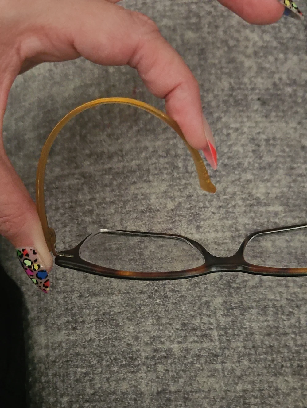 iGreen Black Front Eyeglasses with Amber Tortoise Temples